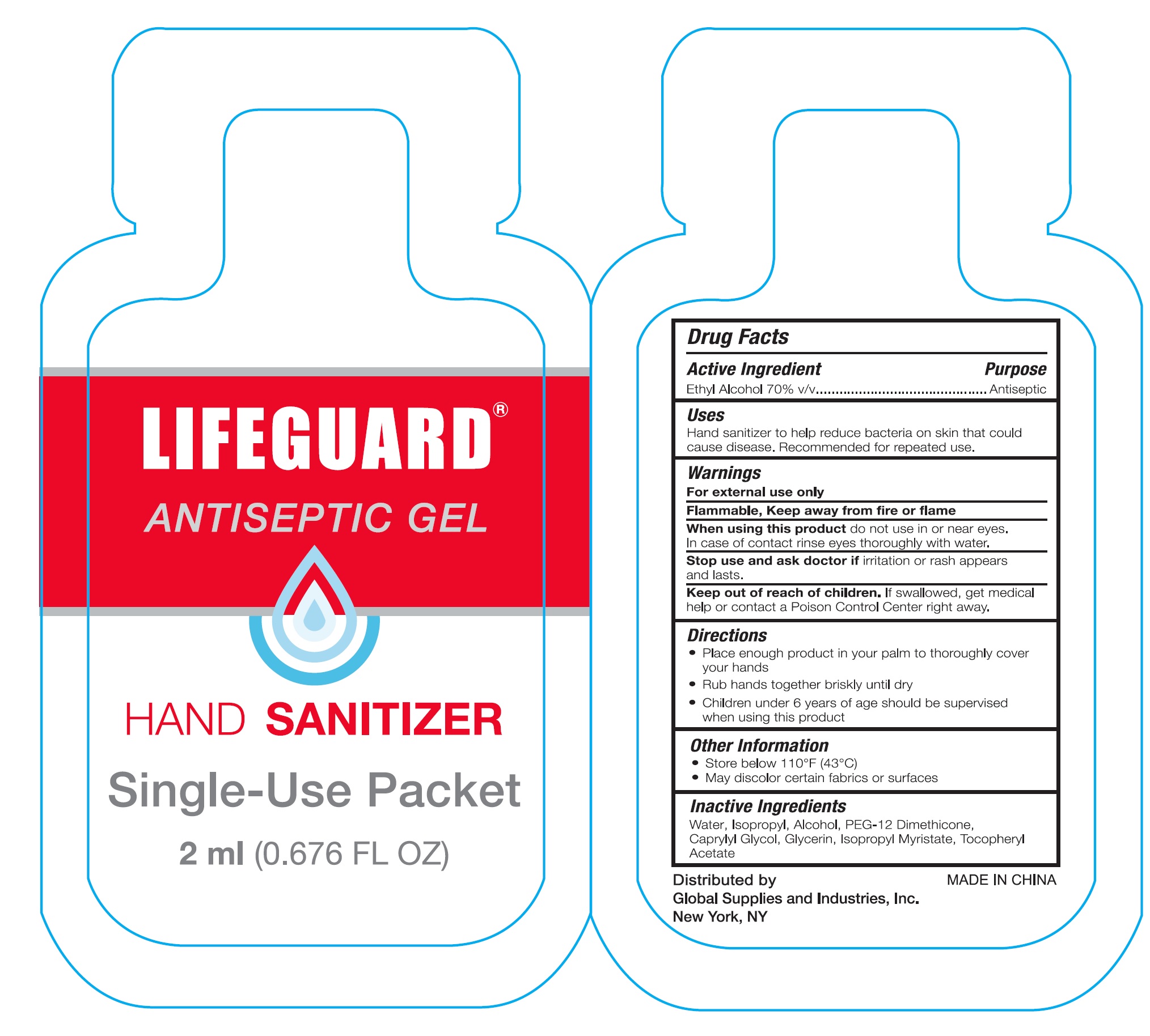 Pill image for Lfg-ind-san Single Use Sanitizer Packet