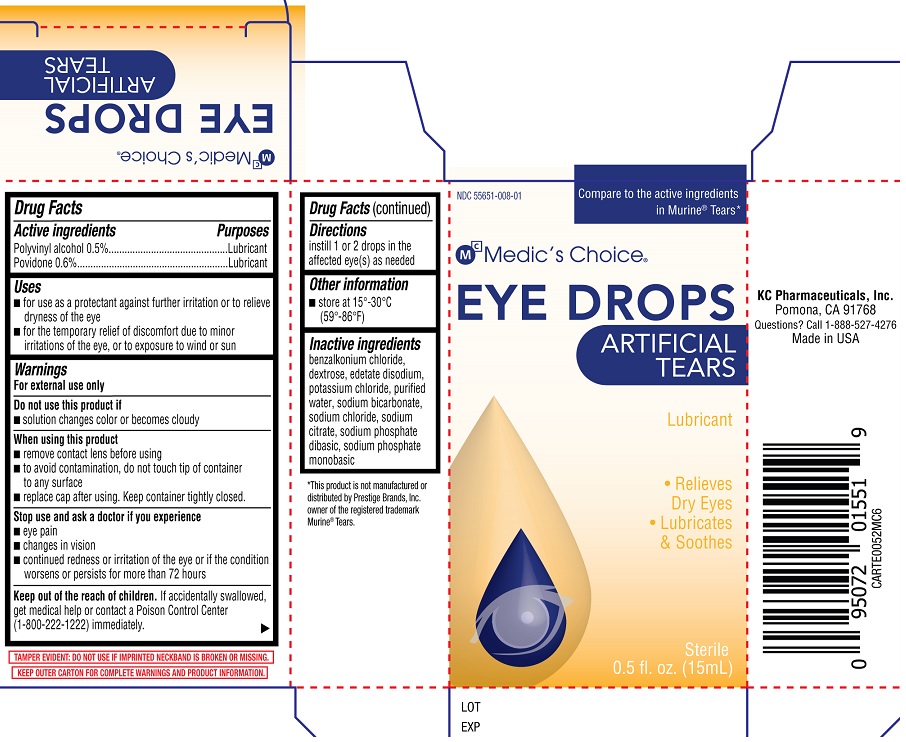 Pill image for Medic's Choice Artificial Tears