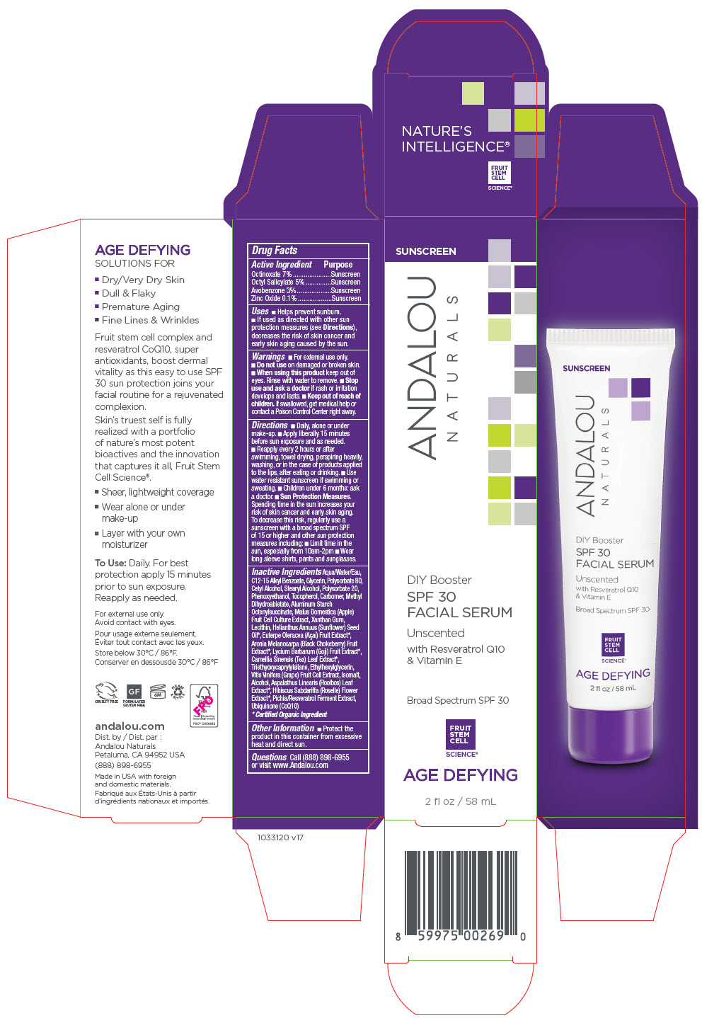 Pill image for Diy Booster Spf 30 Facial Serum Unscented