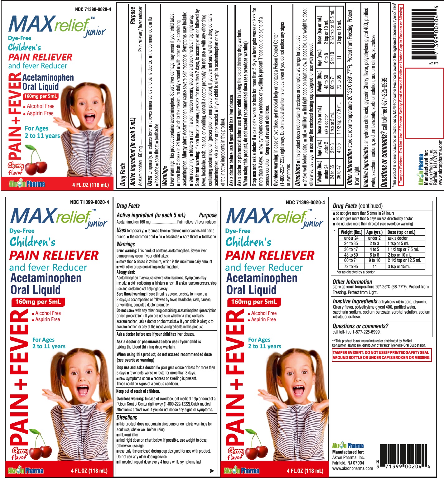 Pill image for Max Relief Junior