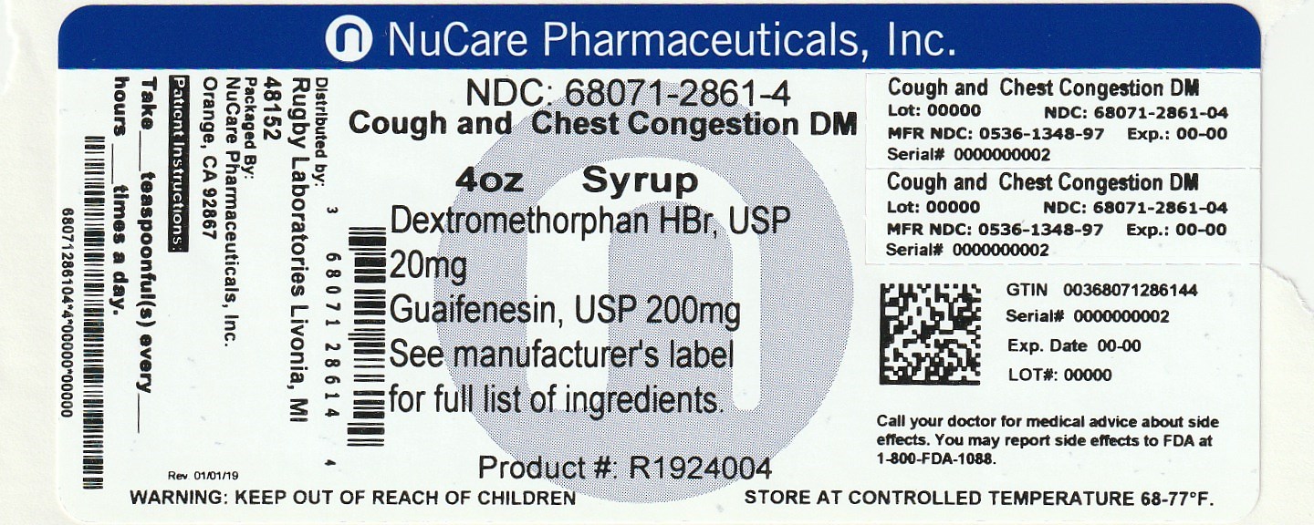 Pill image for Rugby Laboratories Cough Syrup Drug Facts