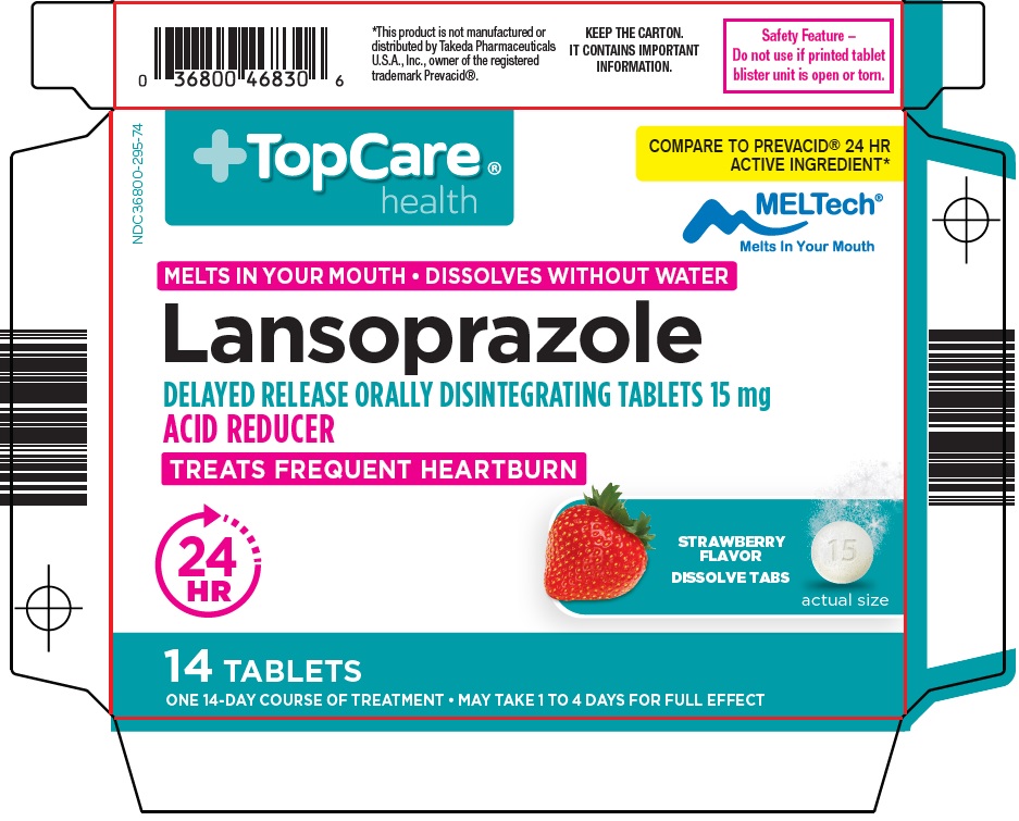 Pill image for Topco Associates Llc. Lansoprazole Drug Facts