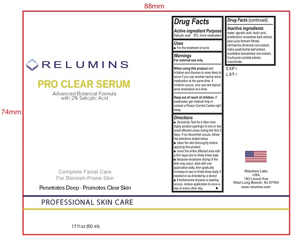 Pill image for Relumins Pro Clear Serum: Advanced Botanical Formula With 2% Salicyclic Acid 