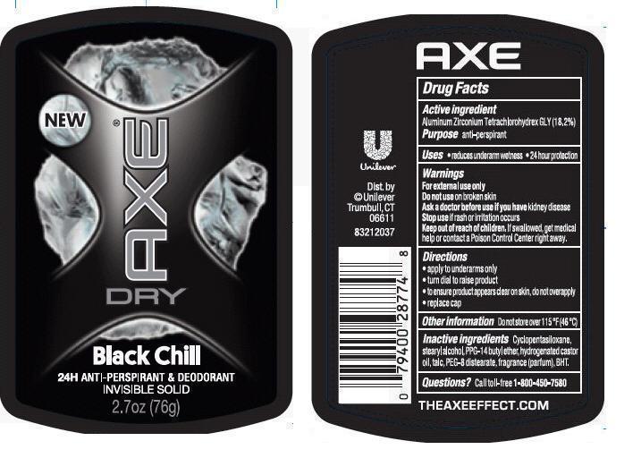 Pill image for axe dry black chill antiperspirant deodorant