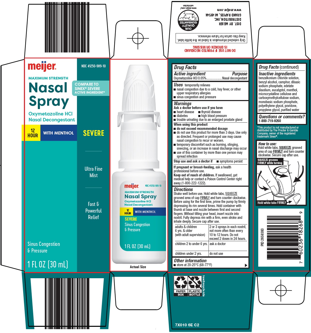 Pill image for Meijer Distribution, Inc. Nasal Spray Drug Facts