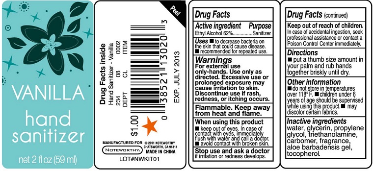 Pill image for Vanilla Hand Sanitizer