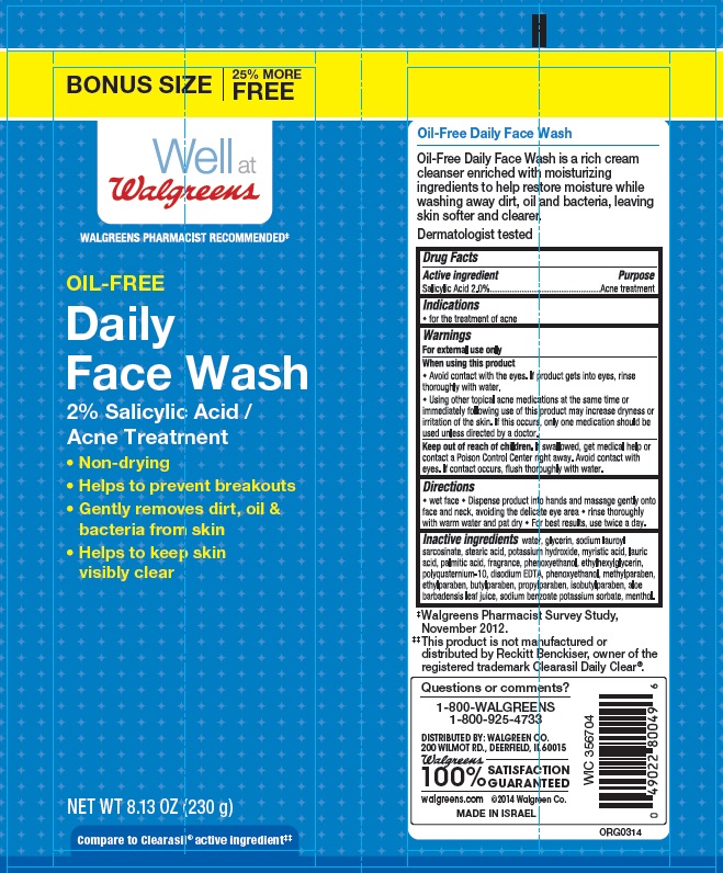 Pill image for Well At Walgreens Oil-free Daily Face Wash Bonus
