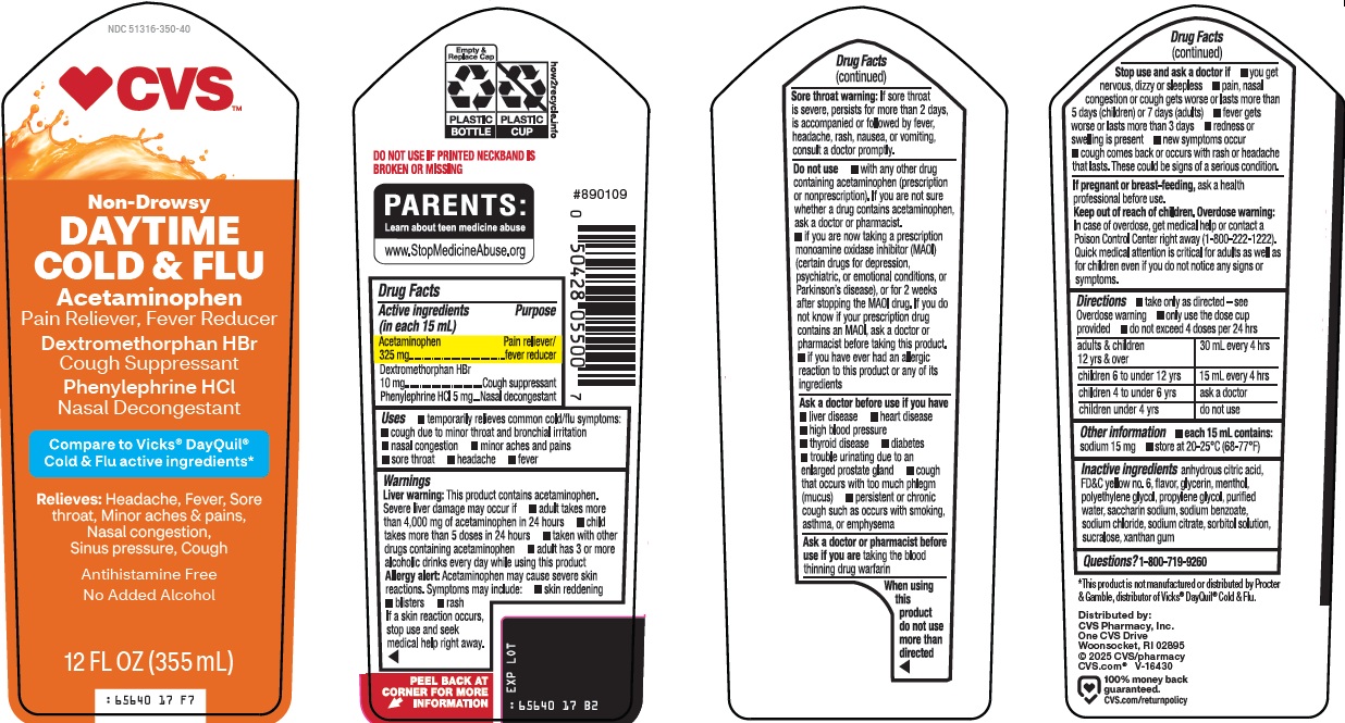 Pill image for Cvs Pharmacy, Inc. Daytime Cold & Flu Drug Facts