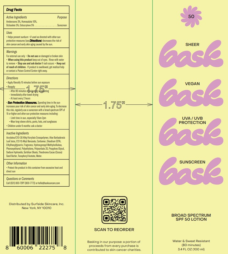 Pill image for Bask Broad Spectrum Spf 50 Lotion