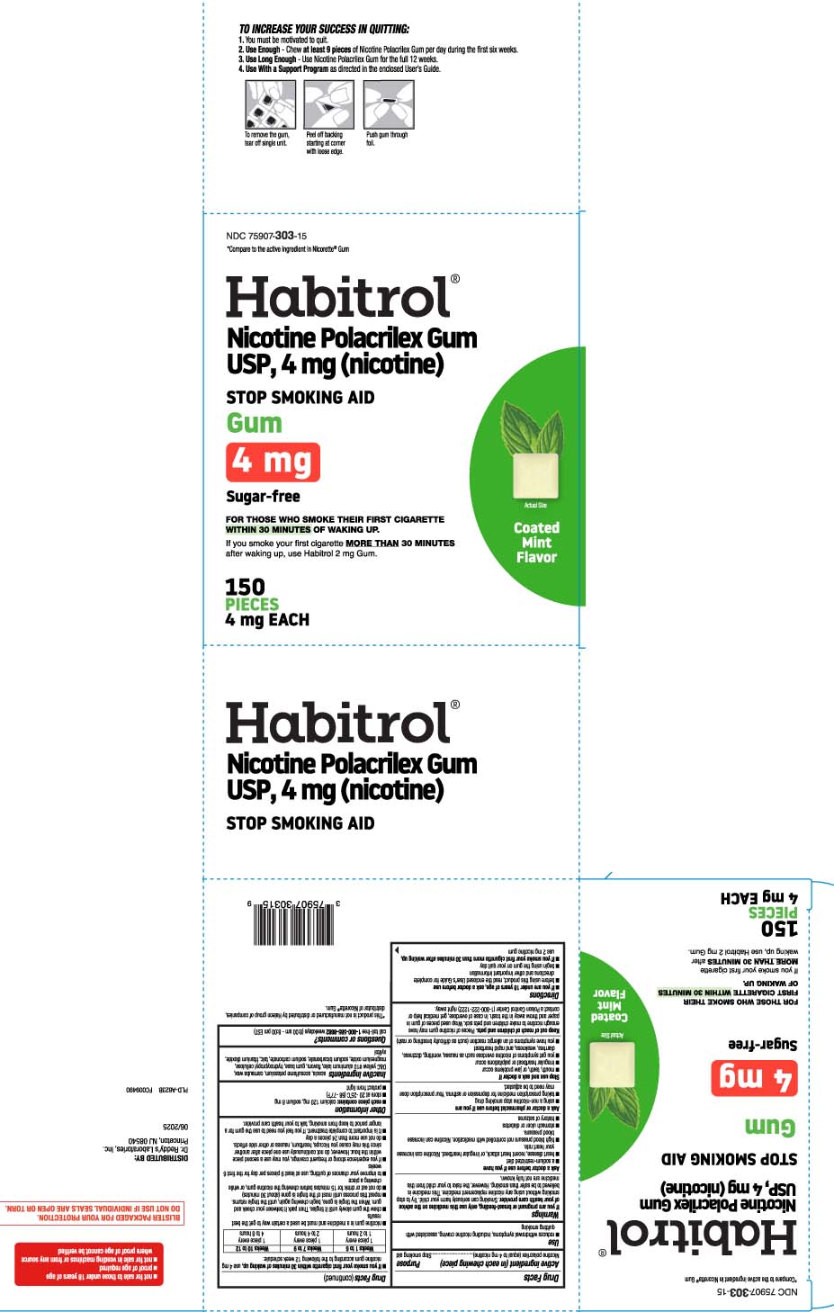 Pill image for Nicotine Polacrilex Gum Coated Mint 4 Mg