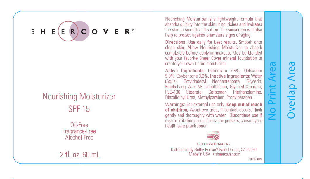 Pill image for Sheer Cover Nourishing Moisturizer Spf 15