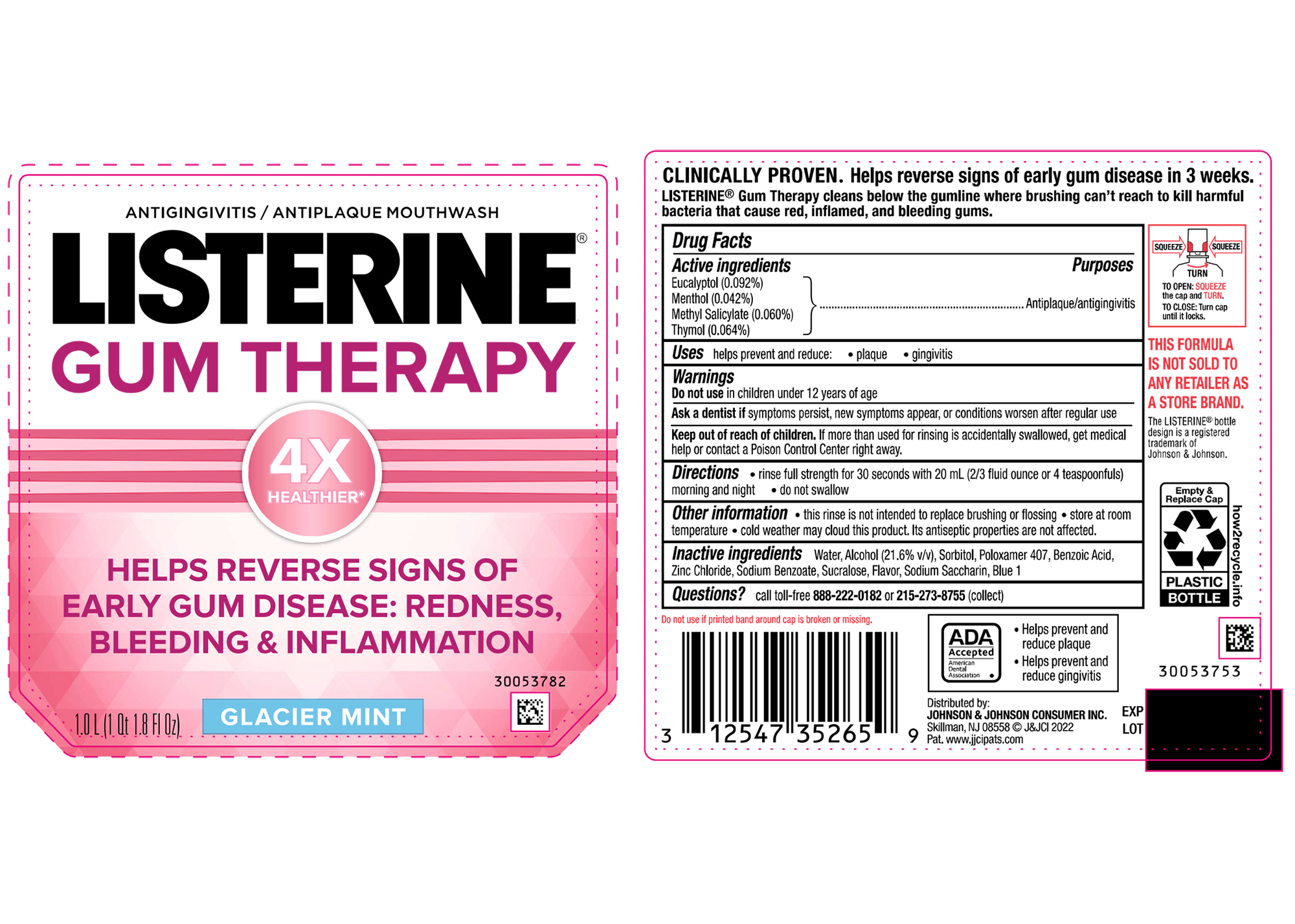 Pill image for Listerine Gum Therapy Mouthwash