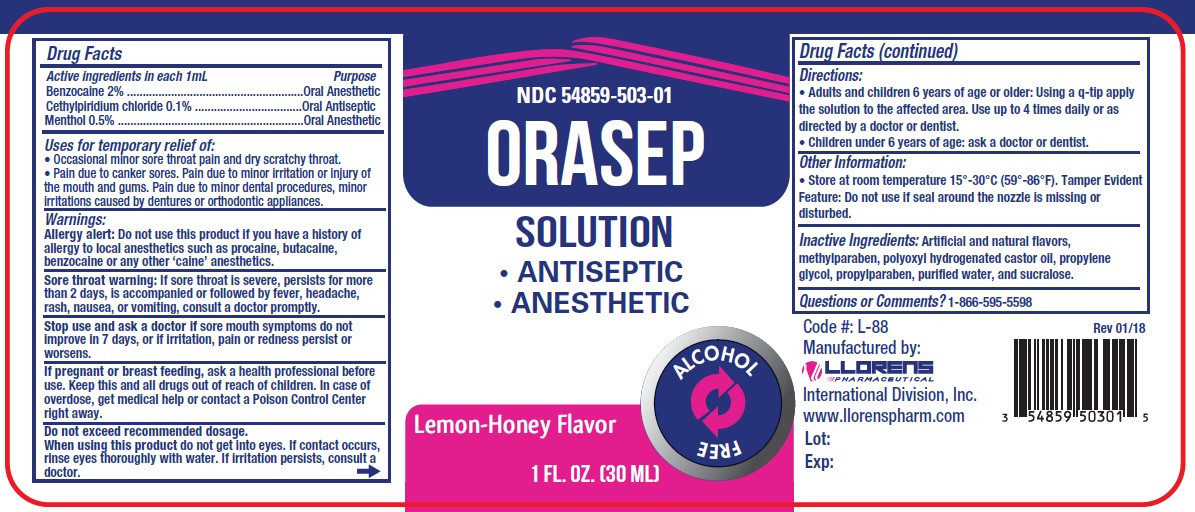 Pill image for Llorens- Orasep Liquid 503