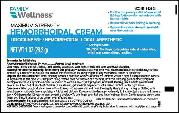Pill image for Family Wellness anorectal Lidocaine Cream 