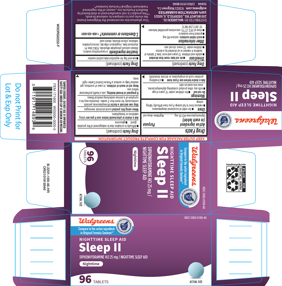 Pill image for Walgreens 44-189