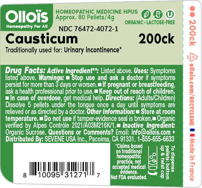 Pill image for Sevene Usa (as Pld) - Causticum 200ck (76472-4072)