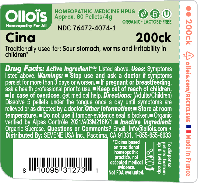 Pill image for Sevene Usa (as Pld) - Cina 200ck (76472-4074)