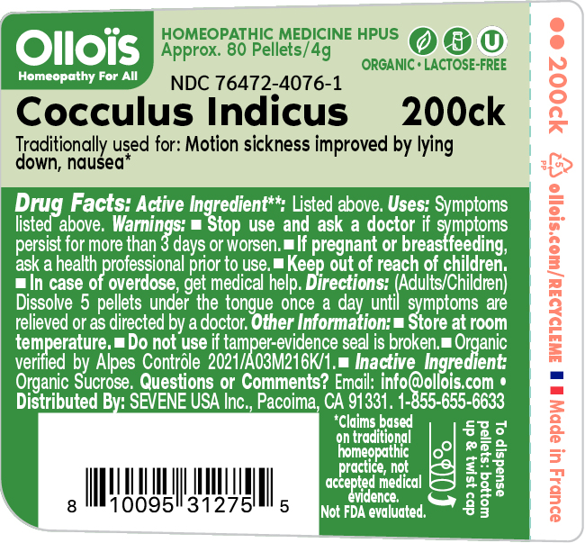 Pill image for Sevene Usa (as Pld) - Cocculus Indicus 200ck (76472-4076)