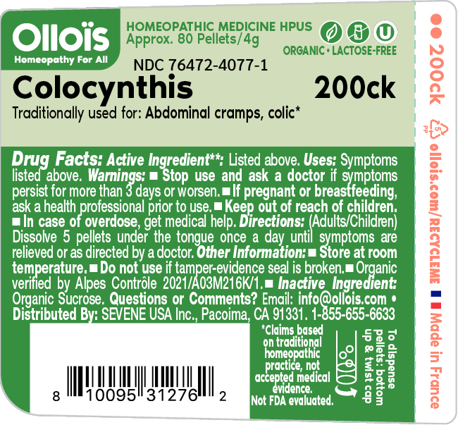 Pill image for Sevene Usa (as Pld) - Colocynthis 200ck (76472-4077)