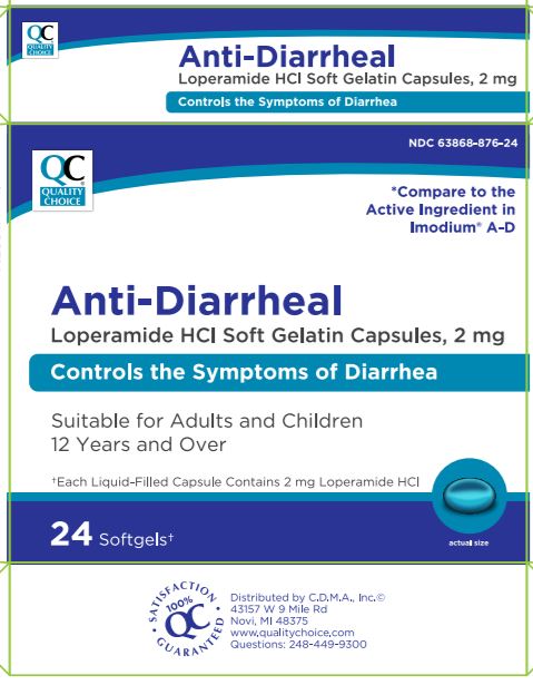 Pill image for Loperamide Hcl Capsules - Quality Choice