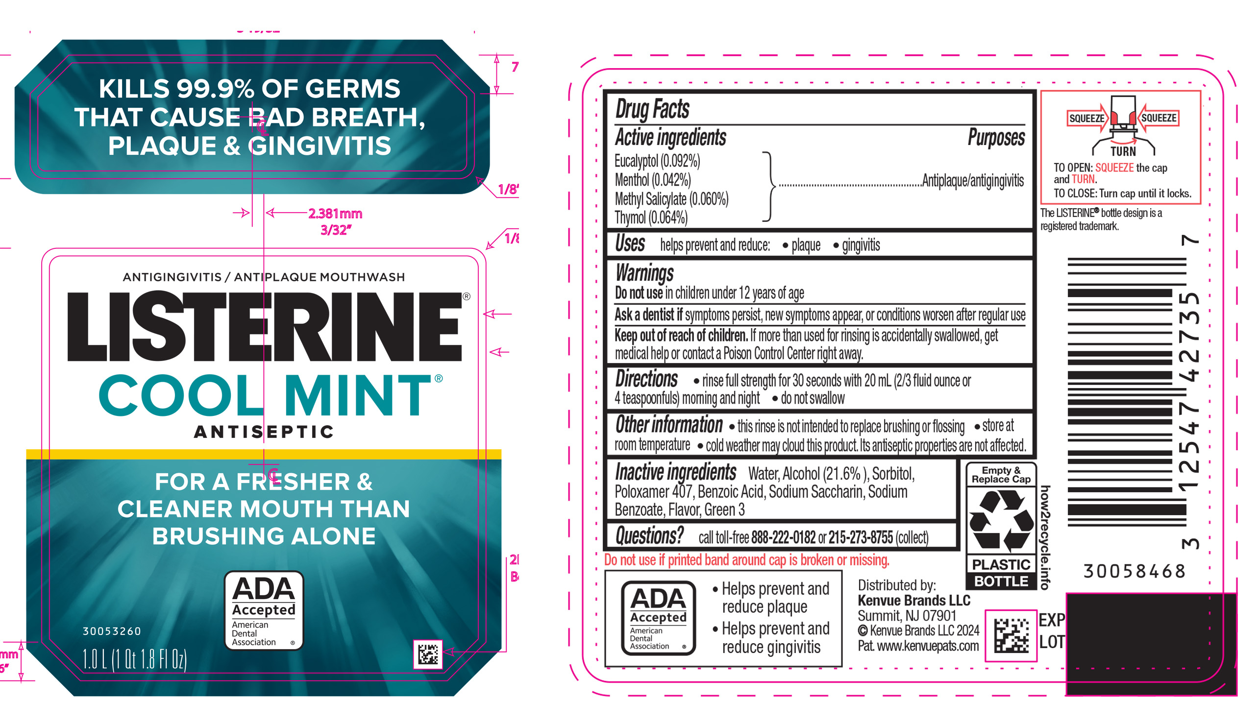 Pill image for Listerine Cool Mint Antiseptic Mouthwash