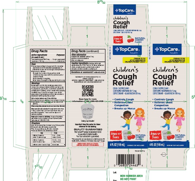 Pill image for topco children's cough relief cherry flavor 4fl oz