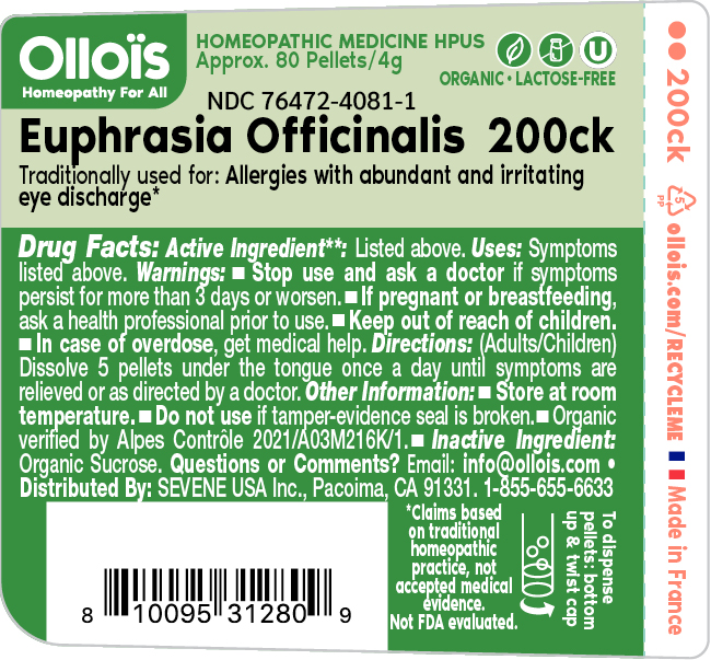 Pill image for Sevene Usa (as Pld) - Euphrasia Officinalis 200ck (76472-4081)