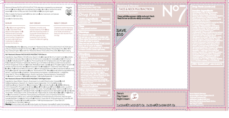 Pill image for No7 restore And Renew Face And Neck Multi Action Day Cream Sunscreen Broad Spectrum Spf 30