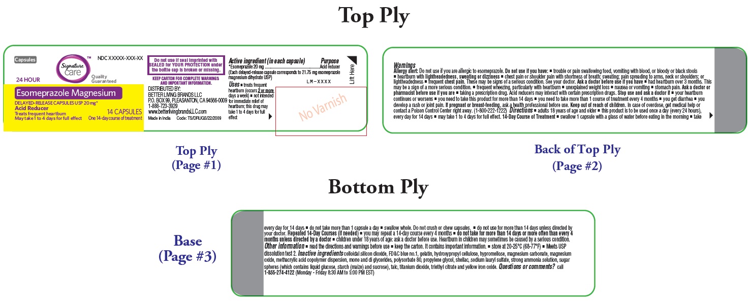 Pill image for Esomeprazole Magnesium Delayed-release Capsules Usp 20 Mg*