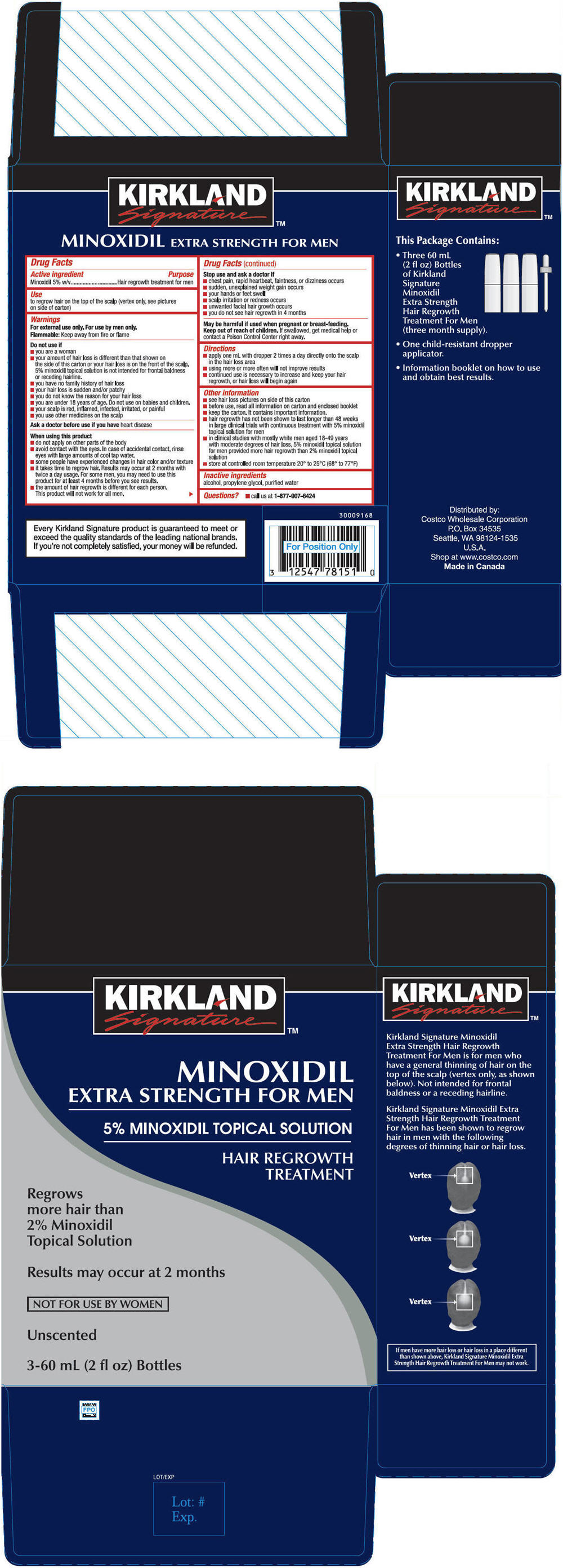 Pill image for Men's Kirkland Extra Strength 5%