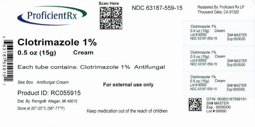 Pill image for Perrigo Clotrimazole Cream Usp, 1% Drug Facts