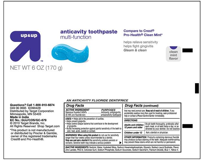 Pill image for Up And Up Anticavity Toothpaste Multi-function