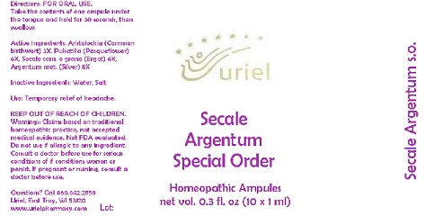 Pill image for Secale Argentum Special Order