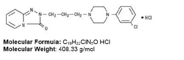 Pill image for These Highlights Do Not Include All The Information Needed To Use Trazodone Hydrochloride Tablets Safely And Effectively. See Full Prescribing Information For Trazodone Hydrochloride Tablets.