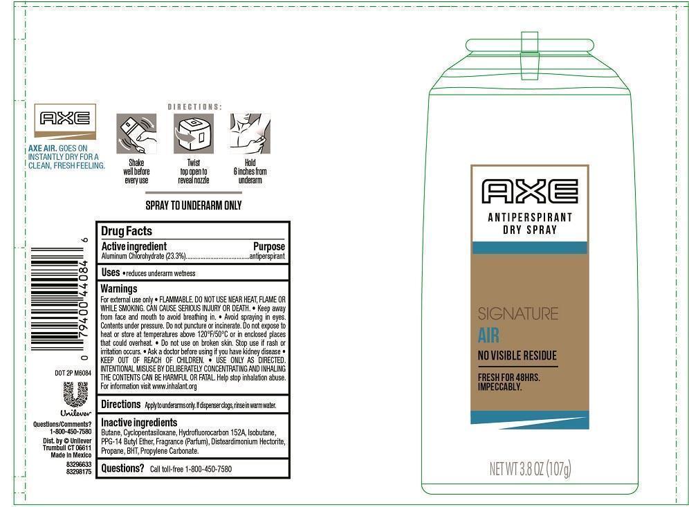 Pill image for Axe Signature Air Dry Spray Antiperspirant