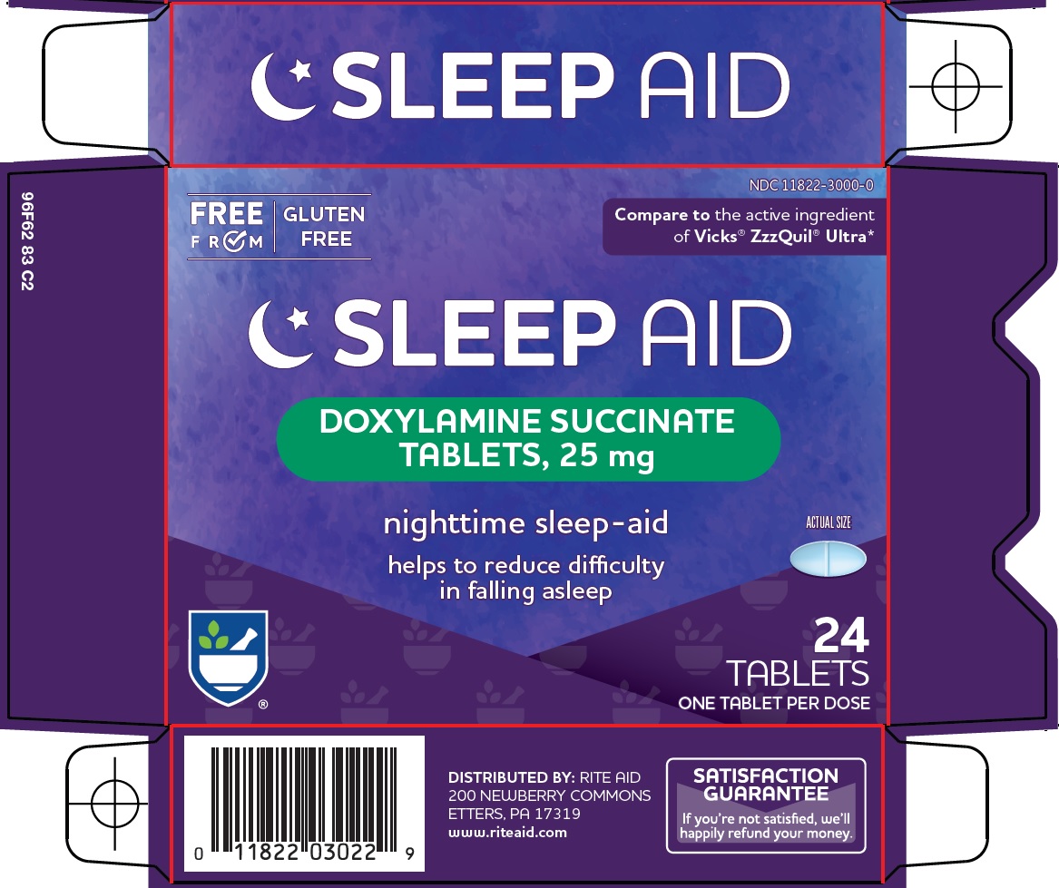 Pill image for Rite Aid Corporation Sleep Aid Drug Facts