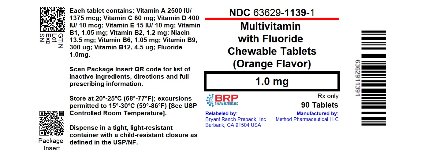 Pill image for Multivitamin With Fluoride 1 Mg
