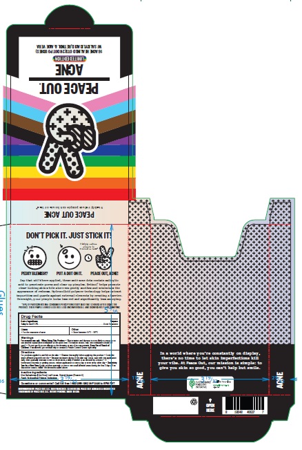 Pill image for peace out acne pride edition