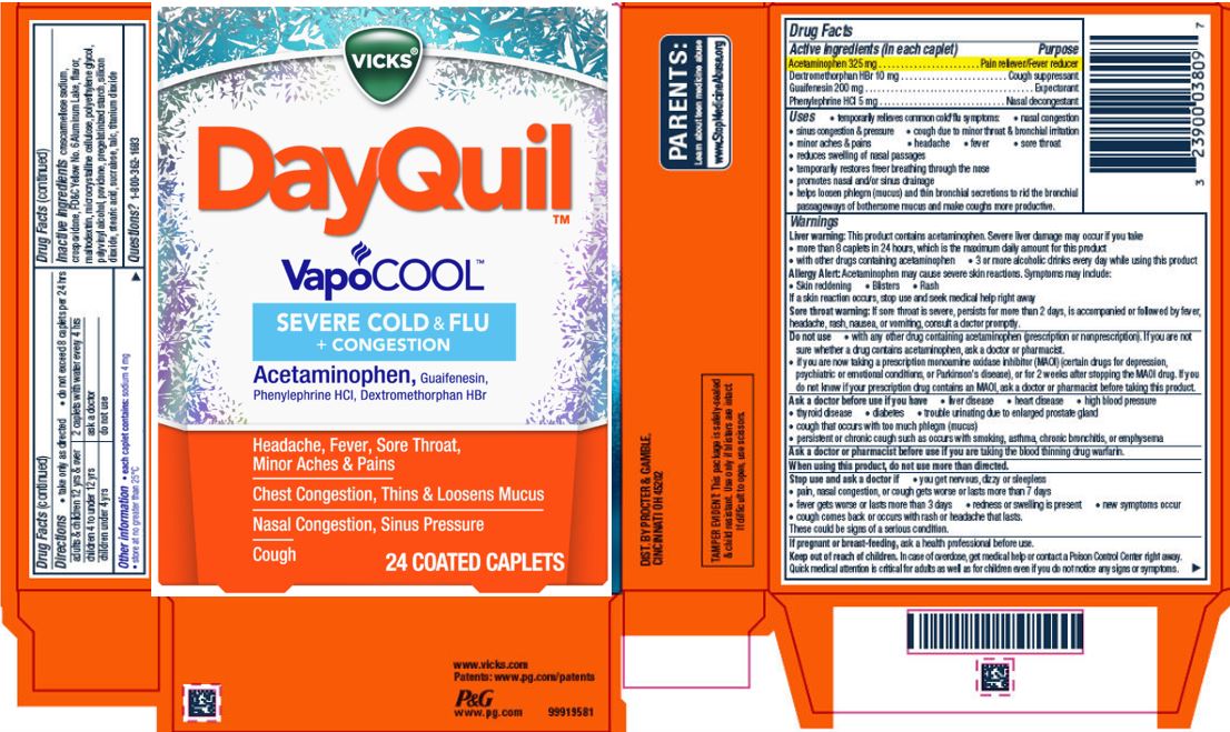 Pill image for Vicks ® Dayquil™ Vapocool™ Severe Cold & Flu + Congestion