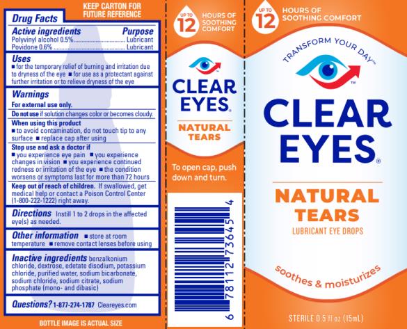 Pill image for Clear Eyes Natural Tears