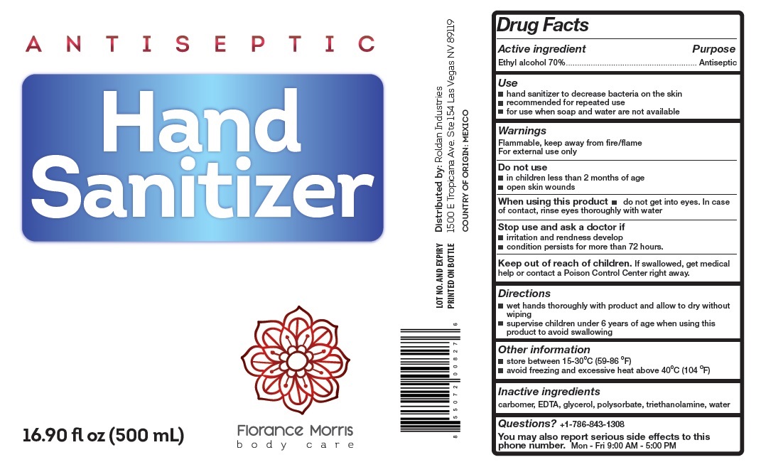 Pill image for Florance Morris Antiseptic Hand Sanitizer