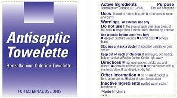 Pill image for  antiseptic Towelette