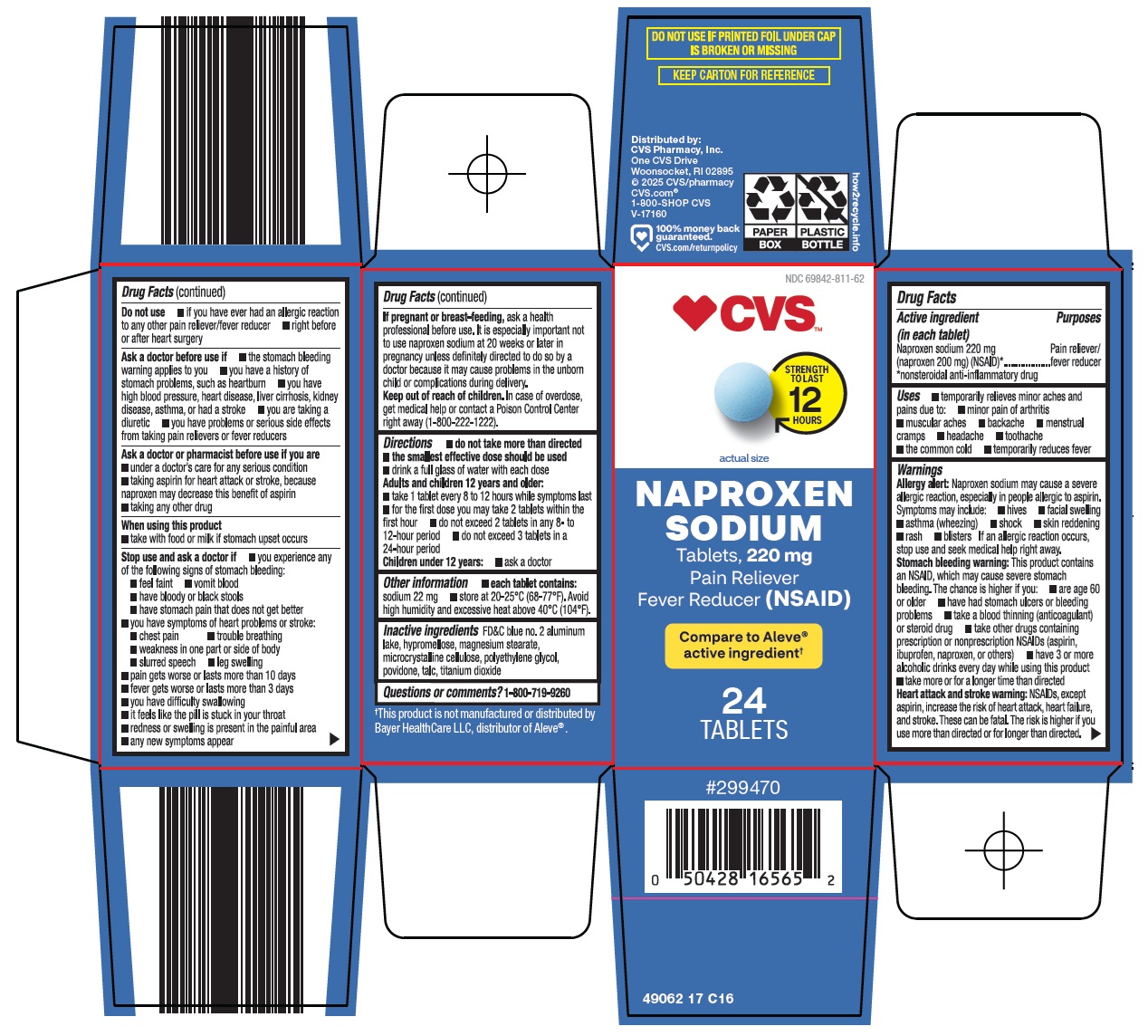 Pill image for Cvs Pharmacy, Inc. Naproxen Sodium Drug Facts