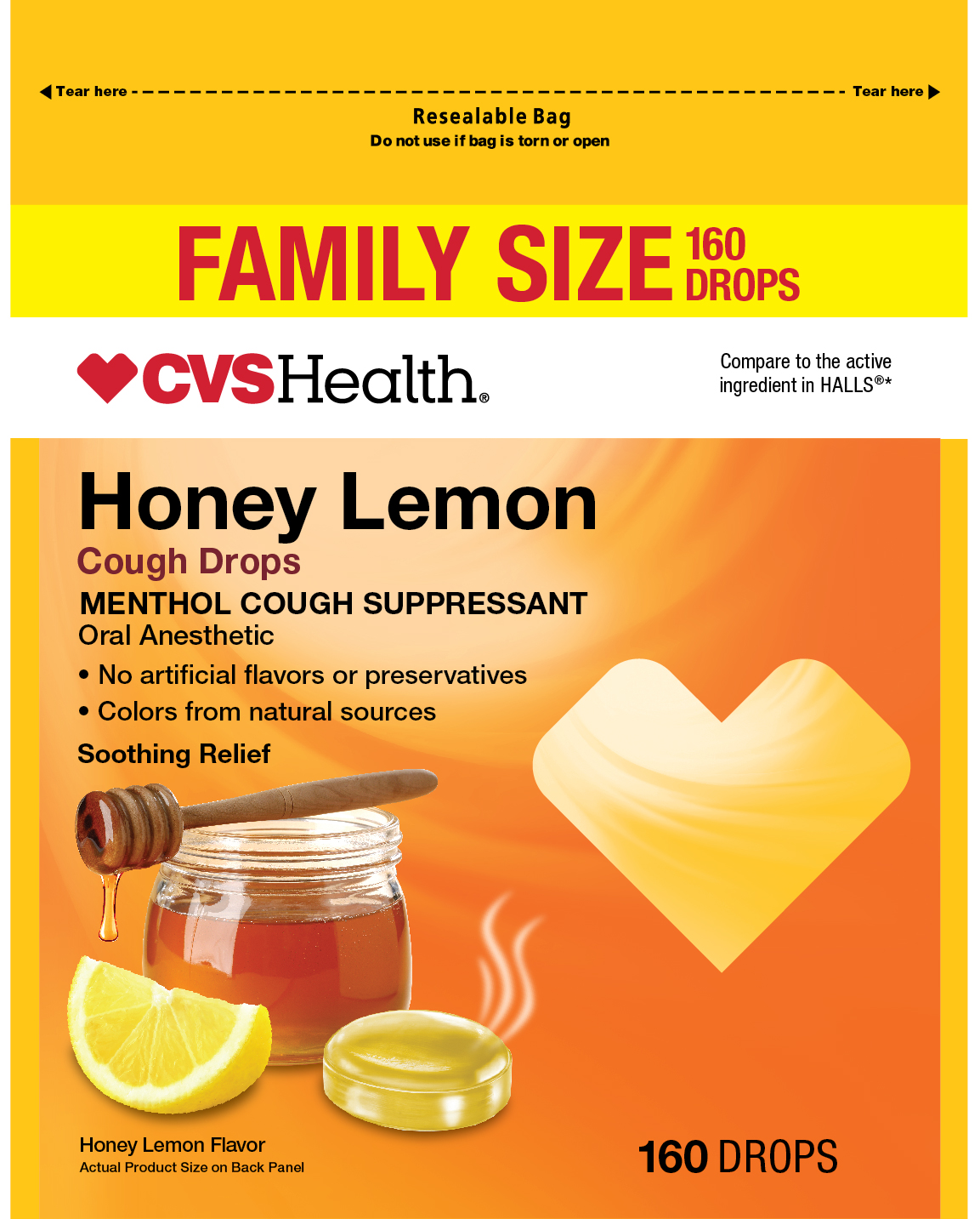 Pill image for Honey Lemon Cough Drops