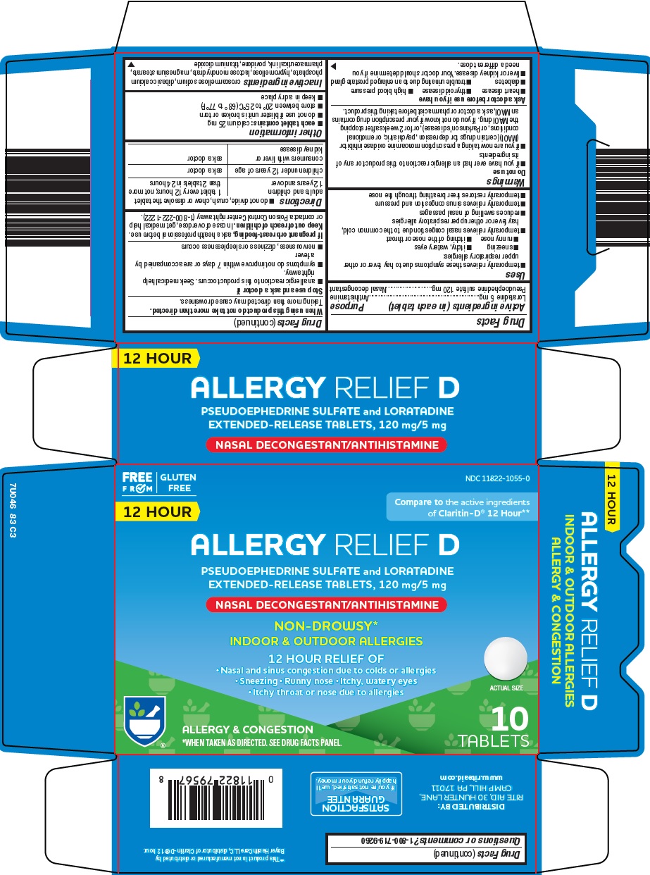 Pill image for Rite Aid Corporation Allergy Relief D Drug Facts