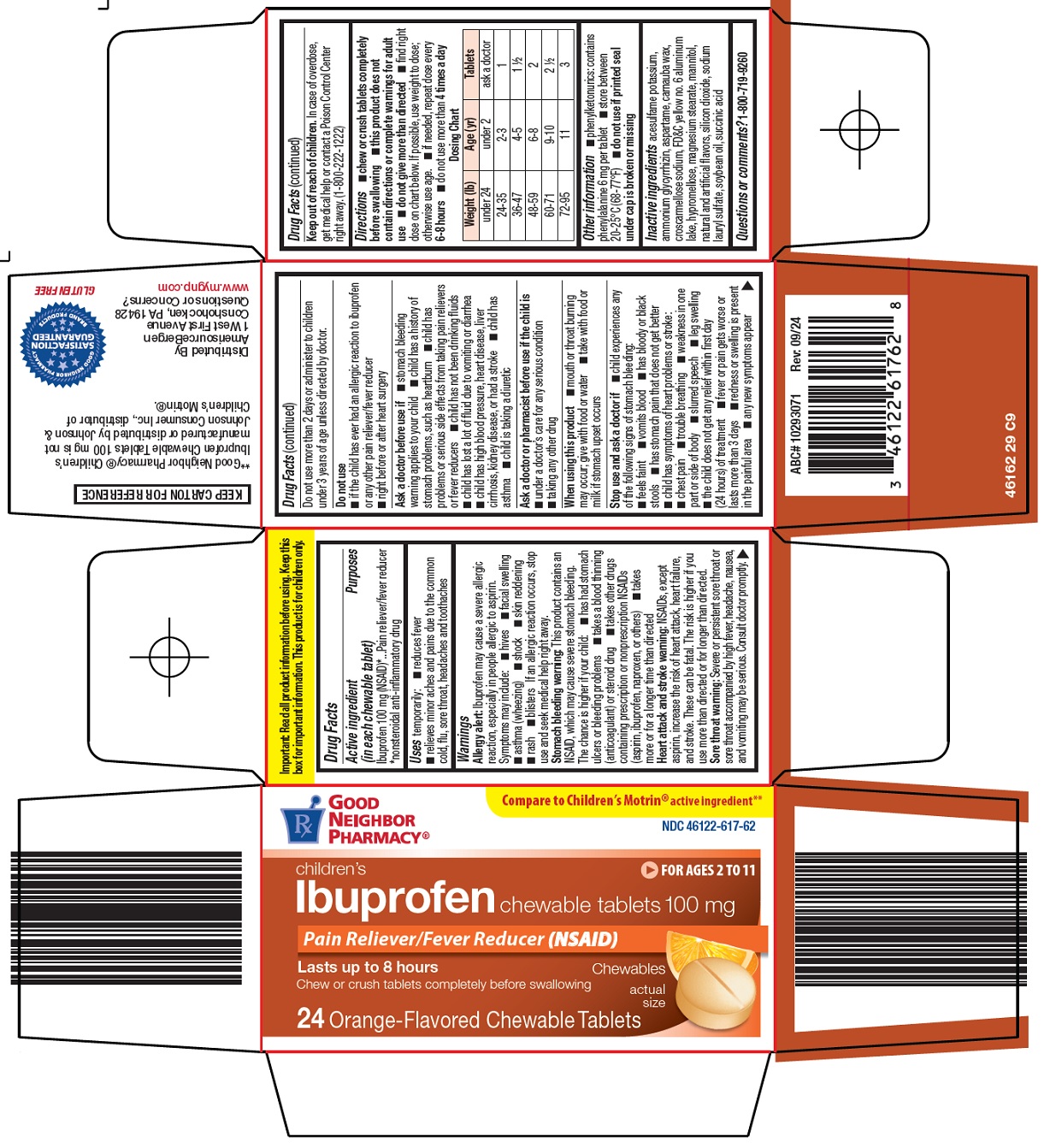 Pill image for Amerisource Bergen Children’s Ibuprofen Drug Facts