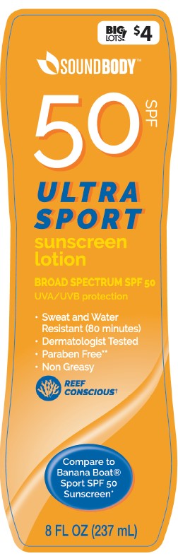 Pill image for Big Lots Soundbody Spf 50 Ultra Sport Sunscreen Lotion