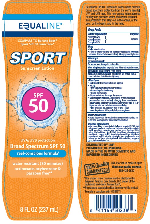 Pill image for Equaline Sport Sunscreen Lotion Spf 50
