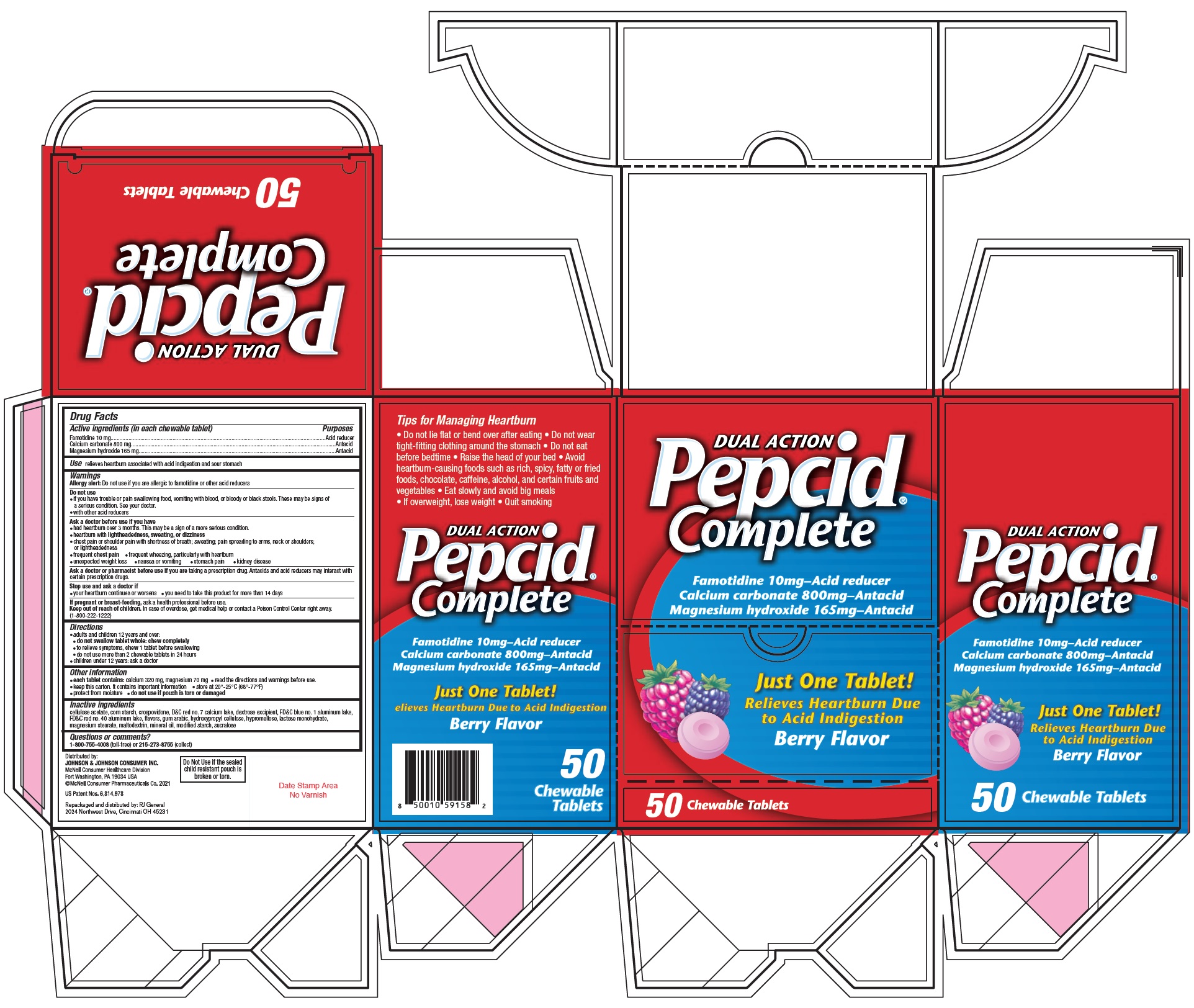 Pill image for Pepcid Complete