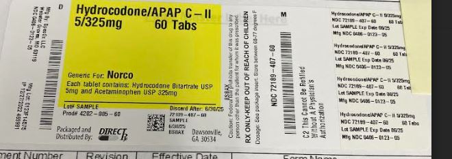 Pill image for Hydrocodone/apap